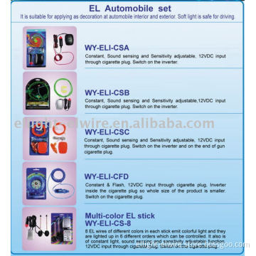 EL auto WIRE,EL car wire,EL car wire,EL WIRE,EL cable,EL light,